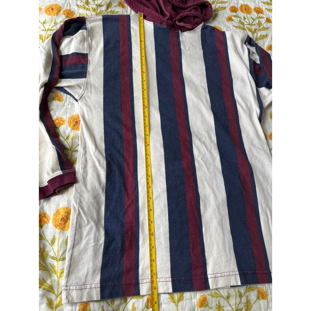 Vtg Striped Baja Surf Jerga Hoodie - Picture 6 of 7